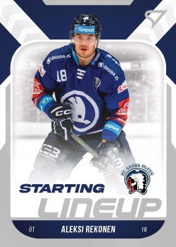 Aleksi Rekonen Plzen Tipsport ELH 2022/23 SportZoo 2. serie Starting LINEUP #SL-52